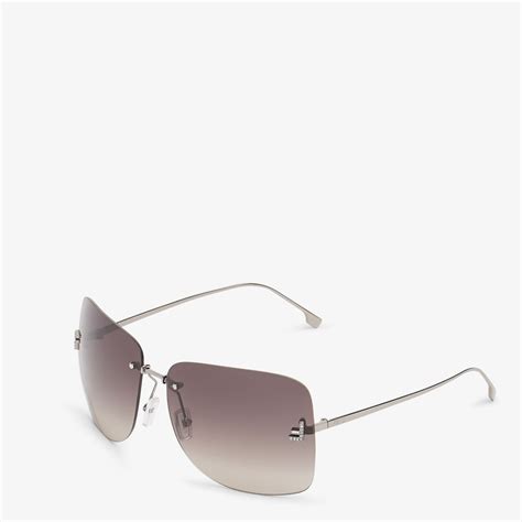 fendi first crystal ruthenium-coloured sunglasses|Fendi First Crystal .